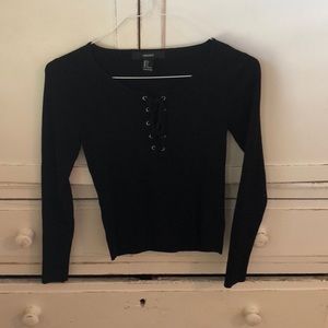 Black Corset Long sleeve